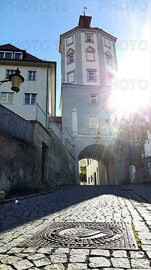 The Kuh Tor in the centre of Guenzburg. Guenzburg