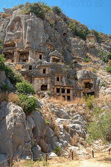 Historic rock tombs