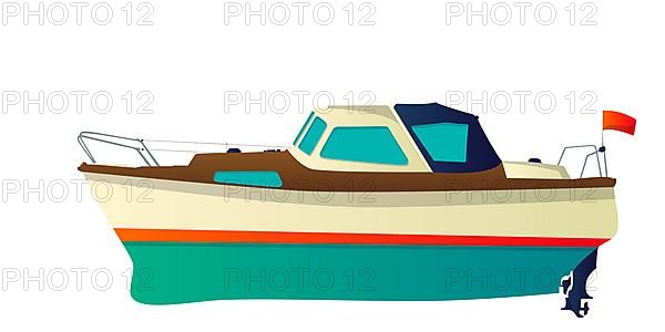 Vector speed boat