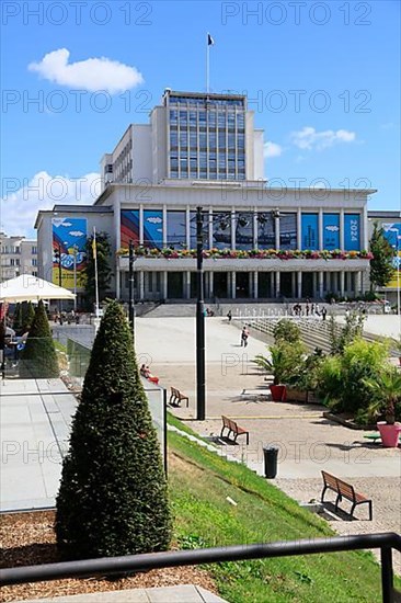 Place de la Liberte with Town Hall Mairie