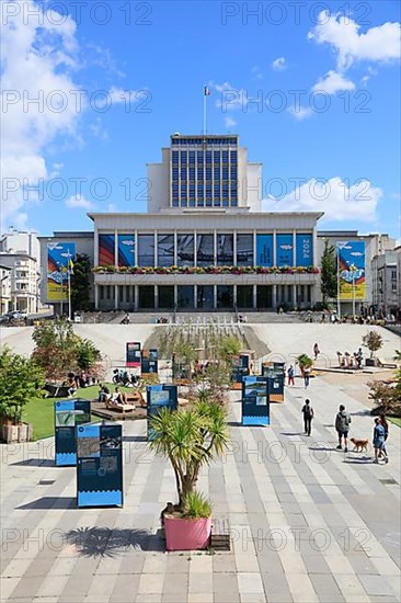 Place de la Liberte with Town Hall Mairie