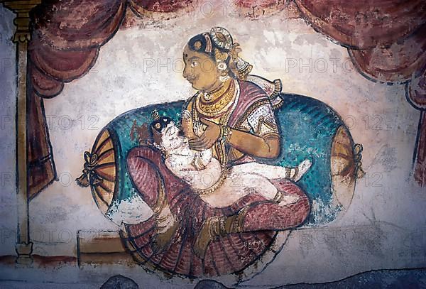 19th century Maratha Paintings on Brihadeshwara