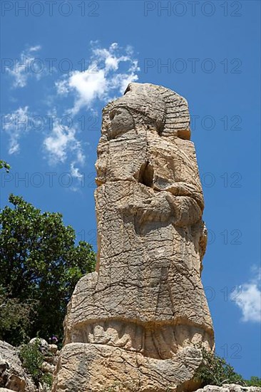 Statue in Arsameia ancient city of Adiyaman