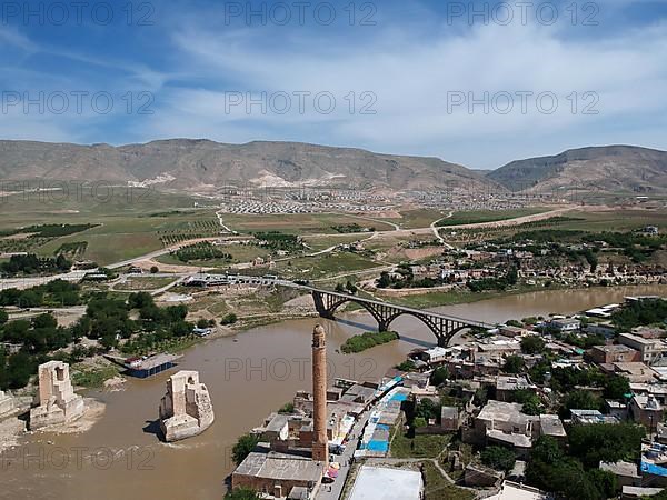 Dicle river and Hasankeyf