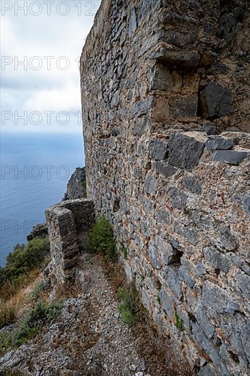 Toilet of Afkule Monastery in Kayakoy