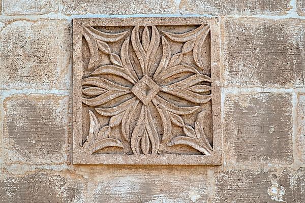 Relief on wall of Mor Gabriel