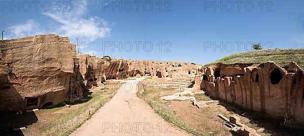 Graveyard of Dara Ancient city in Mardin