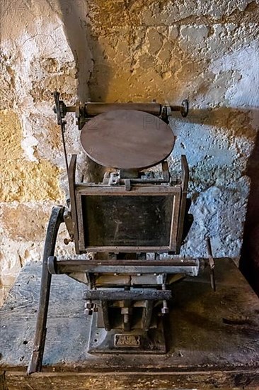 Syriac first printing machine in the Ottoman Empire in Deyrulzafaran Monestry of Mardin