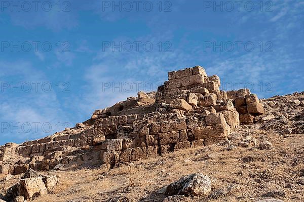 Ruins of the temple of the Seven Planets at Sogmatar in Sanliurfa