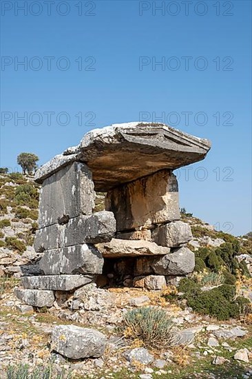 Rock tombs in Ancient Site of Sidyma