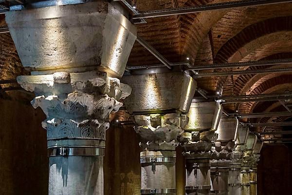 Serefiye Cistern in Fatih district of Istanbul