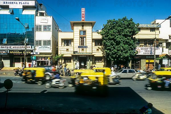 A busy road in Bengaluru Bangalore