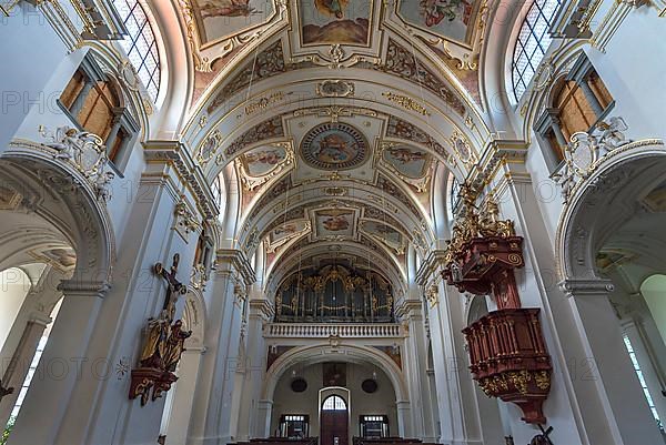 Organ loft of the Basilica St. Lorenz