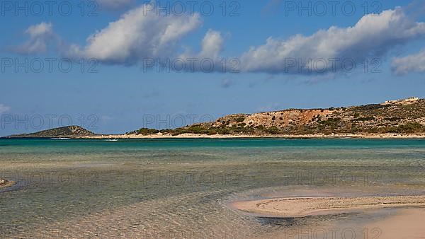 Shallow water of the lagoon