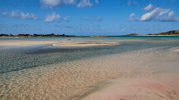 Shallow water of the lagoon