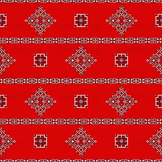 Romanian vector pattern inspired from traditional embroidery