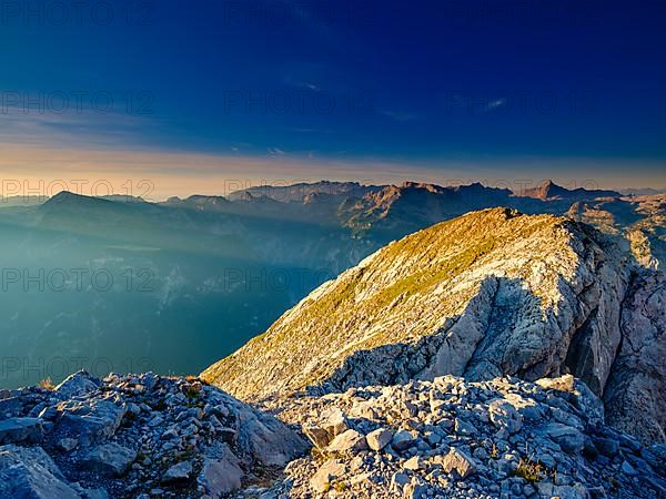 View from the Kleiner Watzmann to Hagengebirge