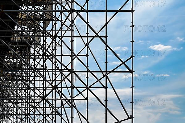 Grandstand scaffolding