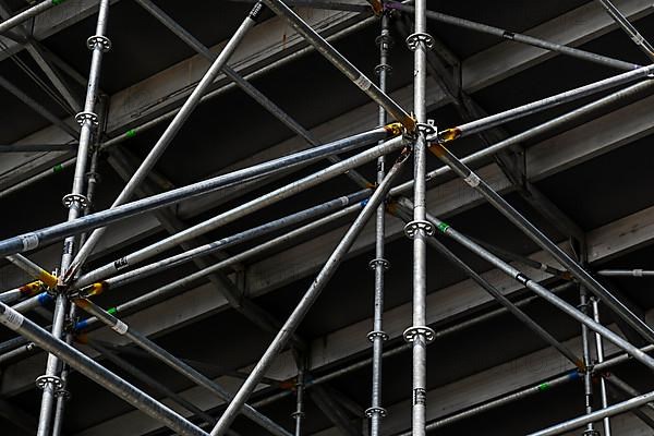 Grandstand scaffolding