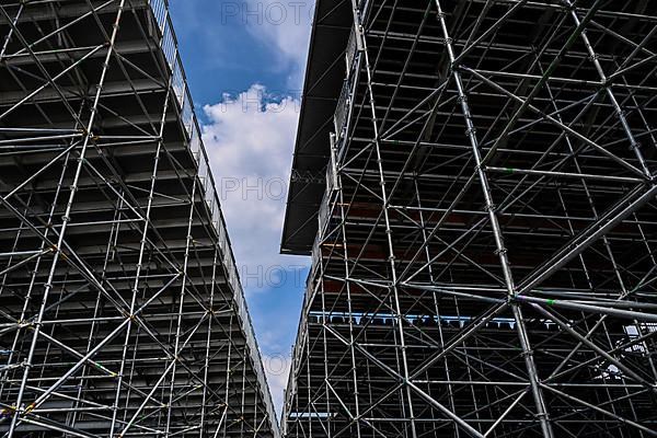 Grandstand scaffolding