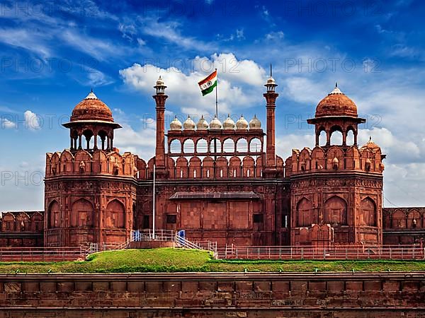 India famous travel tourist landmark and symbol