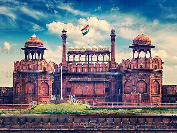 India independance symbol travel tourism background