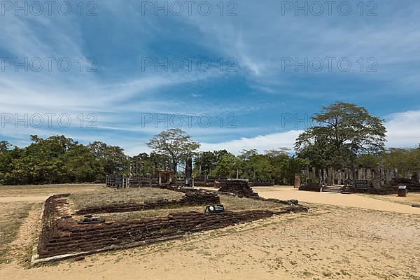 Ancient ruins. Quadrangle