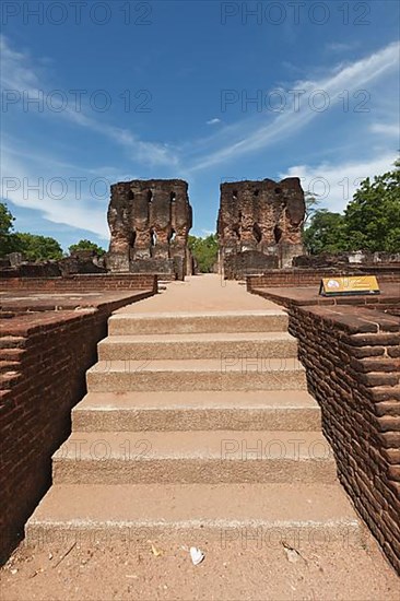 Ancient Royal Palace ruins. Pollonaruwa