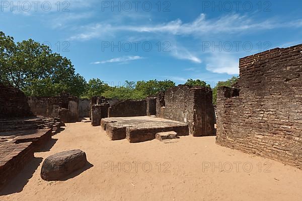 Ancient Royal Palace ruins. Pollonaruwa