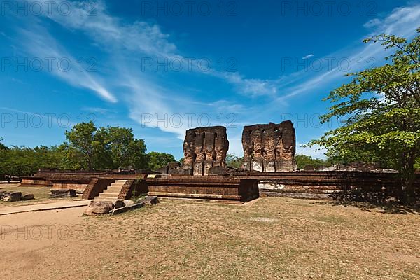 Ancient Royal Palace ruins. Pollonaruwa