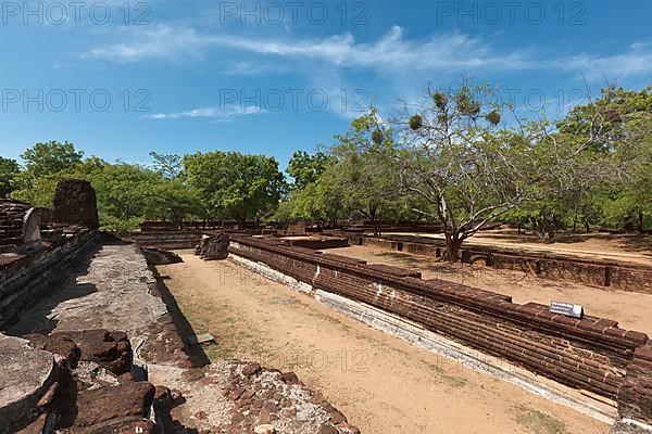 Ancient Royal Palace ruins. Pollonaruwa