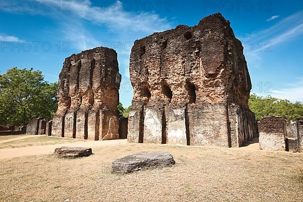 Ancient Royal Palace ruins. Pollonaruwa