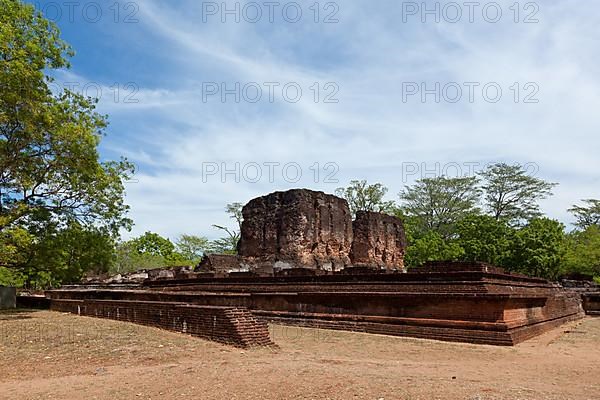 Ancient Royal Palace ruins. Pollonaruwa