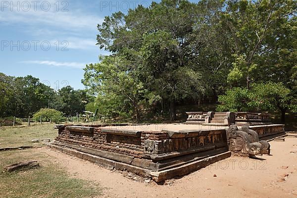 Ancient ruins. Pollonaruwa