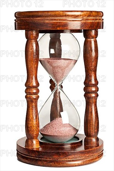Hourglass isolated on white background