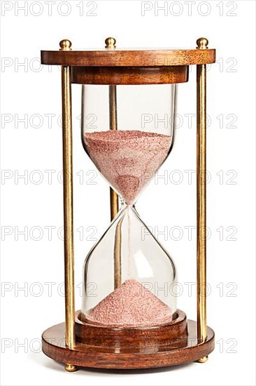 Hourglass isolated on white background