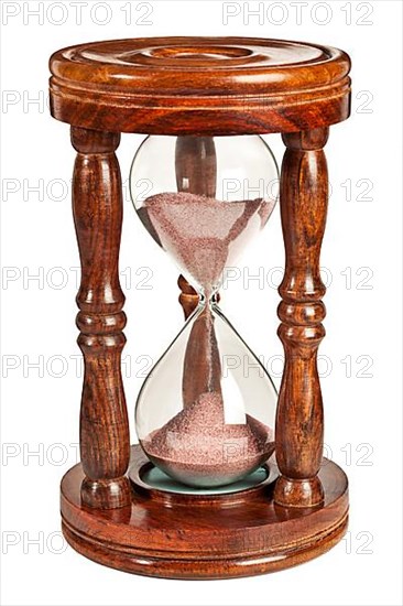 Hourglass isolated on white background