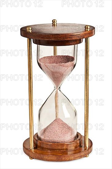 Hourglass isolated on white background