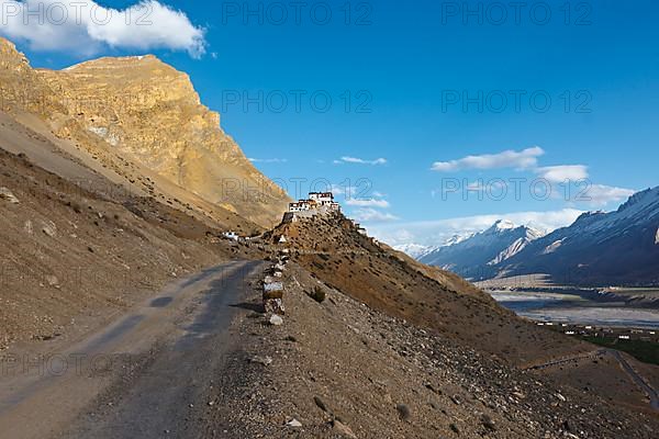 Road to Ki Monastery. Spiti Valley