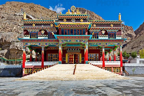 Buddhist monastery in Kaza. Spiti Valley