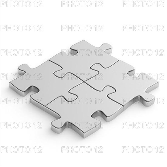 Jigsaw puzzle metal
