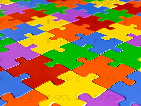 Jigsaw puzzle background