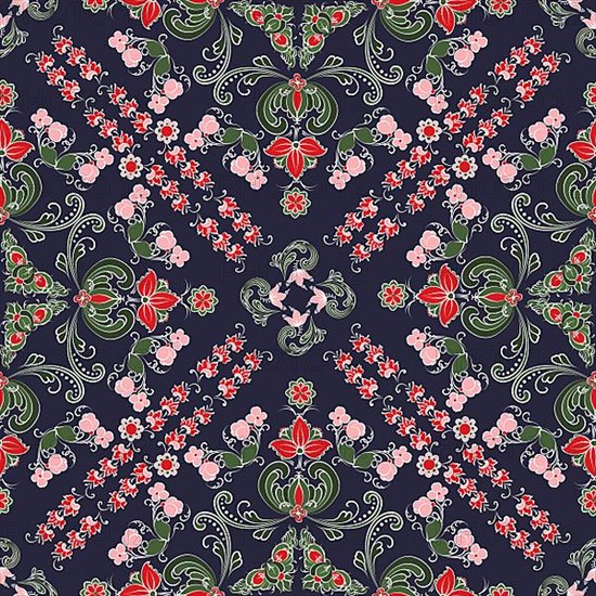 Rosemaling tile
