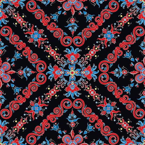 Rosemaling tile