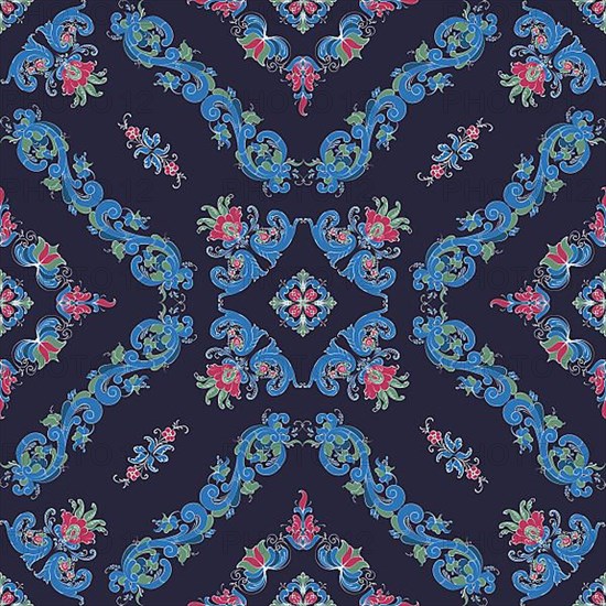 Rosemaling tile
