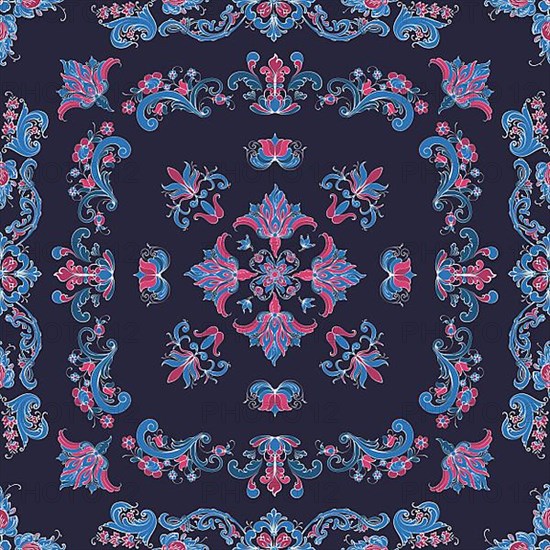 Rosemaling tile