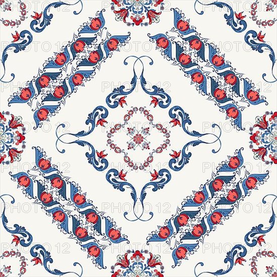Rosemaling tile