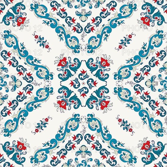 Rosemaling tile