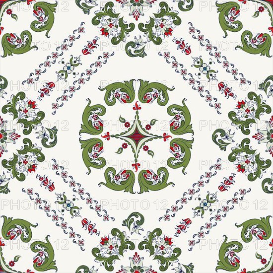 Rosemaling tile