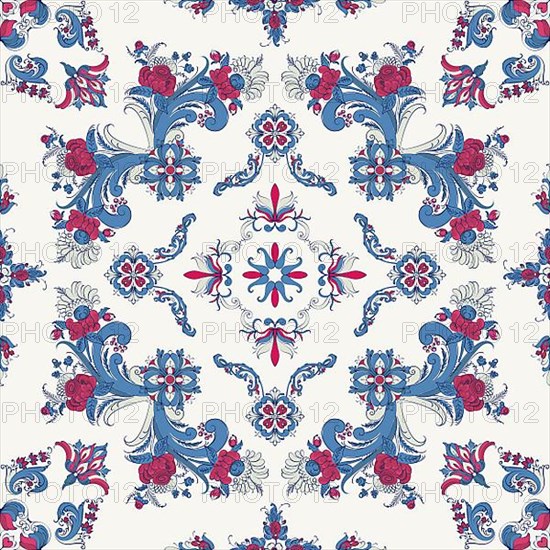 Rosemaling tile